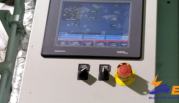 Differential protection of ships generator